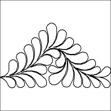 (image for) Feather and Curl Triangle-L04206* - Click Image to Close